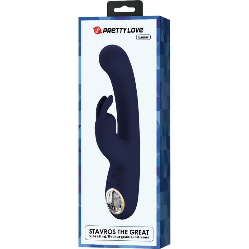PRETTY LOVE - LAMAR RABBIT VIBRATOR & BLUE G - SPOT - Kink&Play