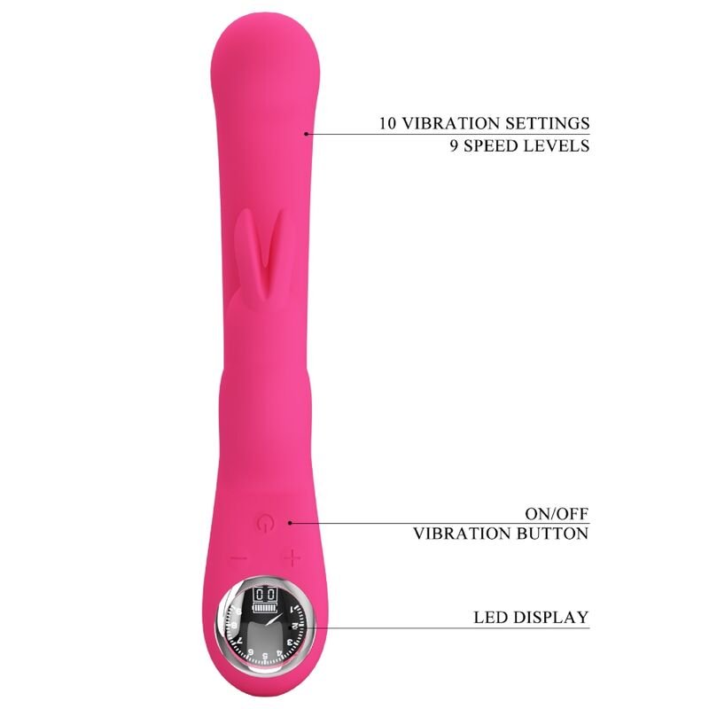 PRETTY LOVE - LAMAR RABBIT VIBRATOR & PINK G - SPOT - Kink&Play