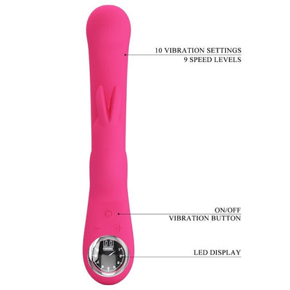 PRETTY LOVE - LAMAR RABBIT VIBRATOR & PINK G - SPOT - Kink&Play