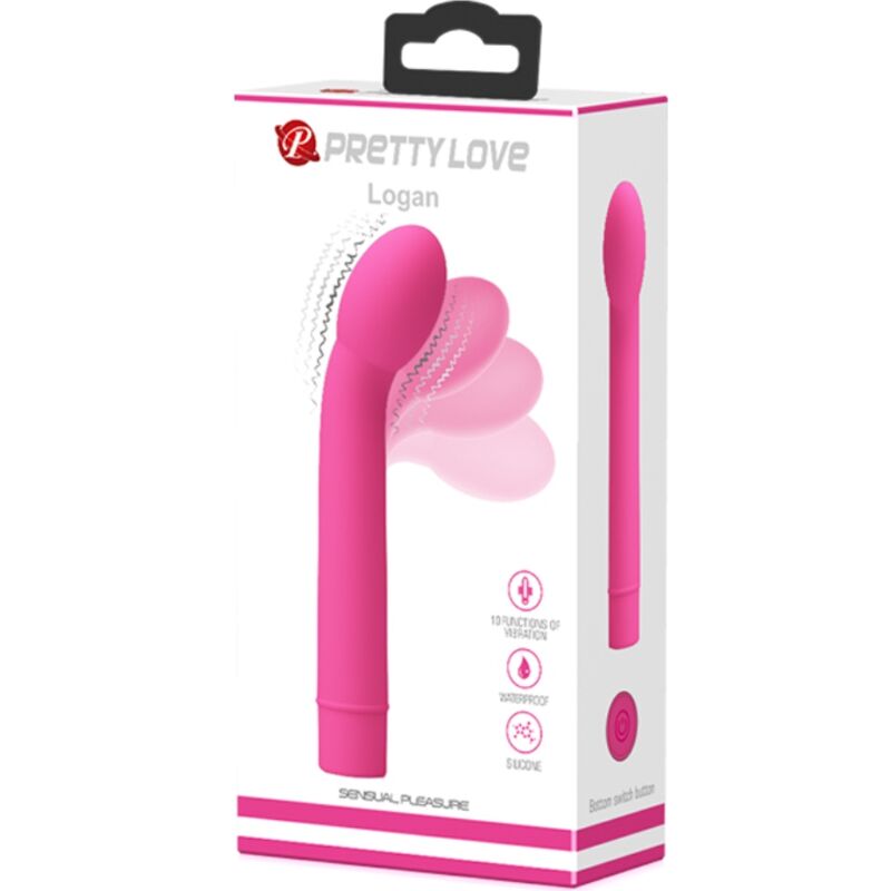 PRETTY LOVE - LOGAN G - SPOT VIBRATOR 10 VIBRATIONS PINK - Kink&Play