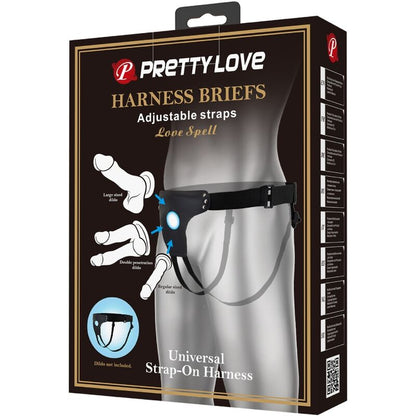 PRETTY LOVE - LOVE SPELL ADJUSTABLE STRAP HARNESS COMPLEMENT - Kink&Play