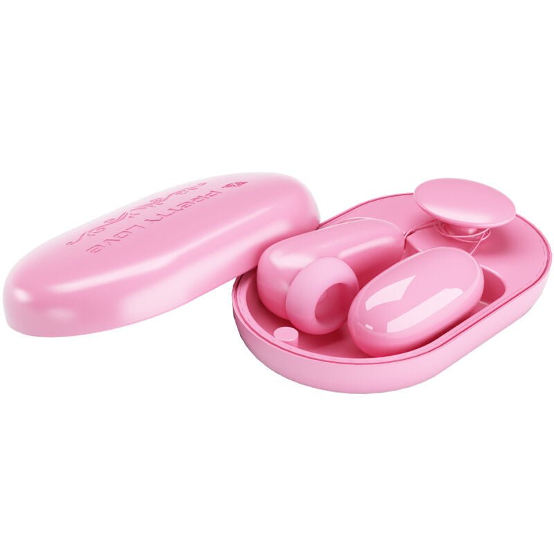 PRETTY LOVE - MAGIC BOX VIBRATING BULLET & PINK STIMULATOR - Kink&Play
