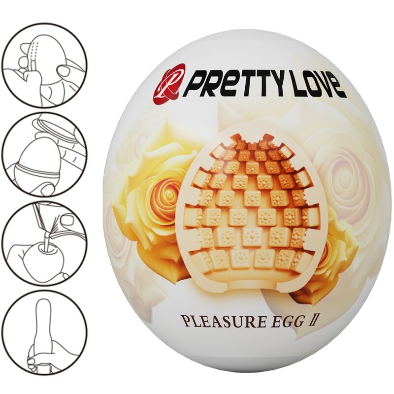 PRETTY LOVE - MALE MASTURBATOR EGG FLESH - Kink&Play