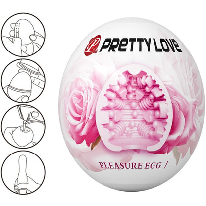 PRETTY LOVE - MALE MASTURBATOR EGG PINK - Kink&Play