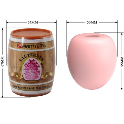 PRETTY LOVE - MALE MASTURBATOR EGG PINK MODEL 2 - Kink&Play