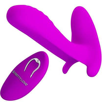 PRETTY LOVE - MASSAGER & VIBRATOR 12 VIBRATIONS REMOTE CONTROL PURPLE - Kink&Play