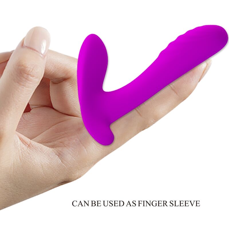 PRETTY LOVE - MASSAGER & VIBRATOR 12 VIBRATIONS REMOTE CONTROL PURPLE - Kink&Play