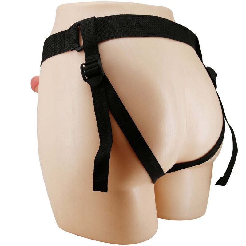 PRETTY LOVE - MAVIS HARNESS UNIVERSAL BRIEFS WITH DILDO 19 CM NATURAL - Kink&Play