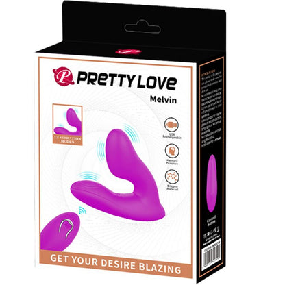 PRETTY LOVE - MELVIN CLITORIS MASSAGER WITH REMOTE CONTROL - Kink&Play