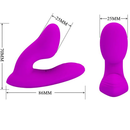 PRETTY LOVE - MELVIN CLITORIS MASSAGER WITH REMOTE CONTROL - Kink&Play