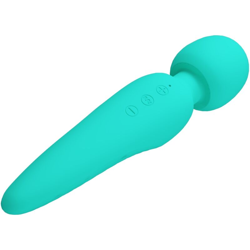 PRETTY LOVE - MEREDITH MASSAGER 12 VIBRATION MODES AQUA GREEN - Kink&Play