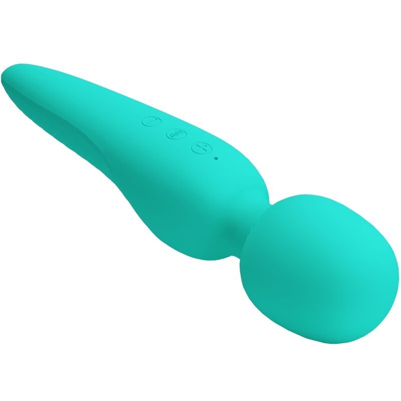 PRETTY LOVE - MEREDITH MASSAGER 12 VIBRATION MODES AQUA GREEN - Kink&Play