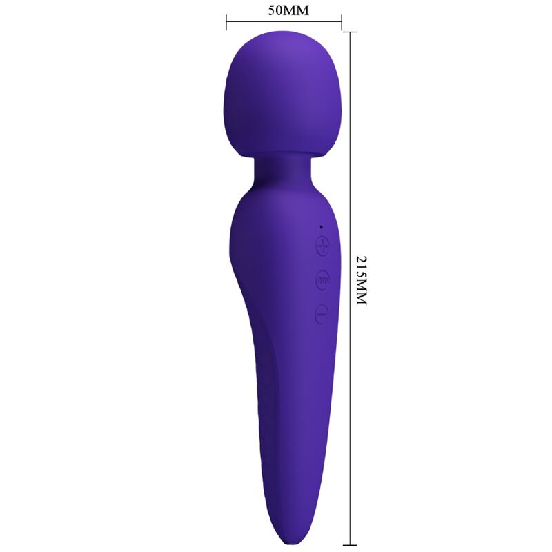 PRETTY LOVE - MEREDITH MASSAGER 12 VIBRATION MODES PURPLE - Kink&Play