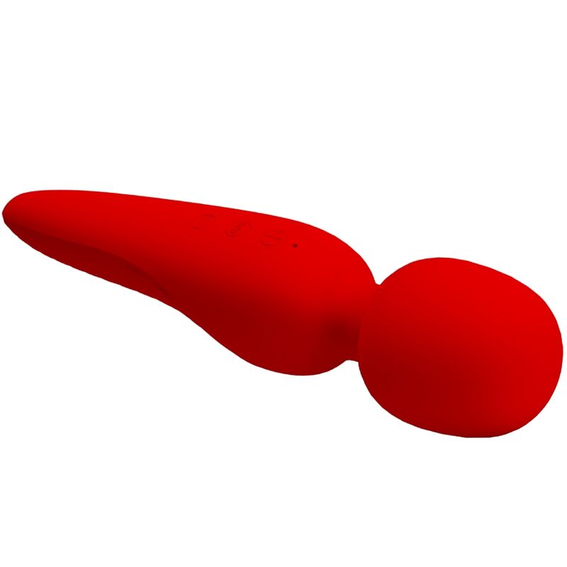 PRETTY LOVE - MEREDITH MASSAGER 12 VIBRATION MODES RED - Kink&Play
