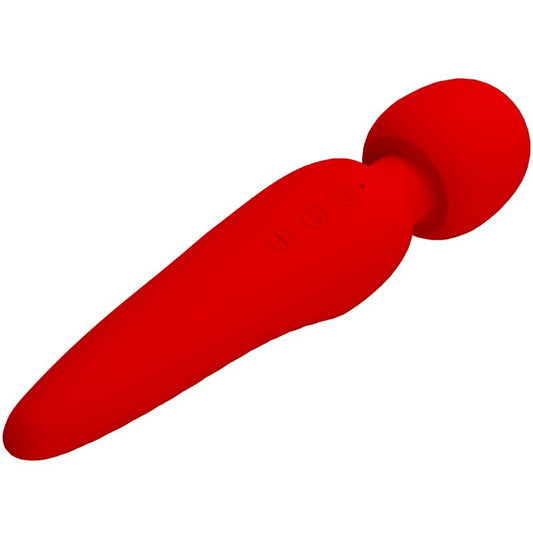 PRETTY LOVE - MEREDITH MASSAGER 12 VIBRATION MODES RED - Kink&Play