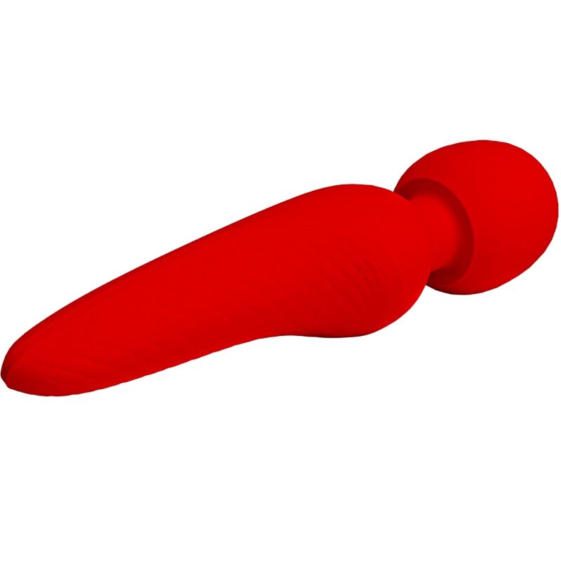 PRETTY LOVE - MEREDITH MASSAGER 12 VIBRATION MODES RED - Kink&Play