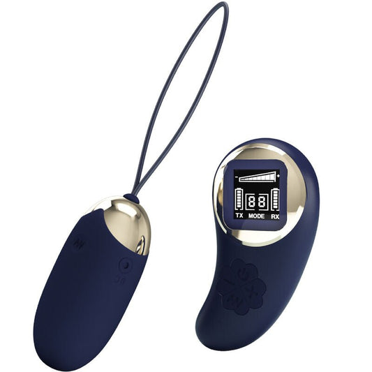 PRETTY LOVE - MINA VIBRATING EGG REMOTE CONTROL BLUE - Kink&Play