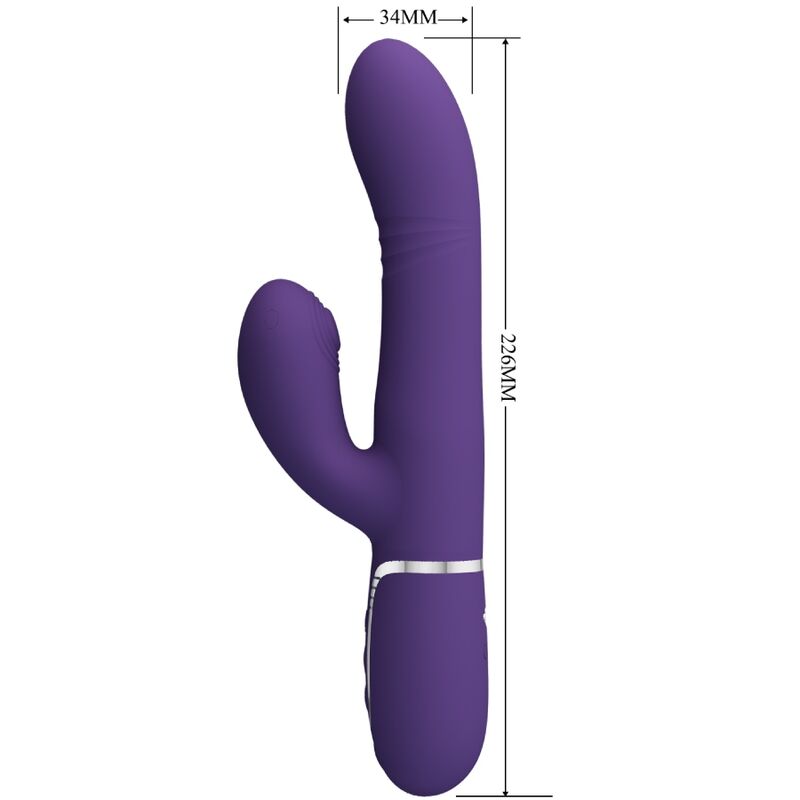 PRETTY LOVE - MULTIFUNCTION G - SPOT VIBRATOR PURPLE - Kink&Play