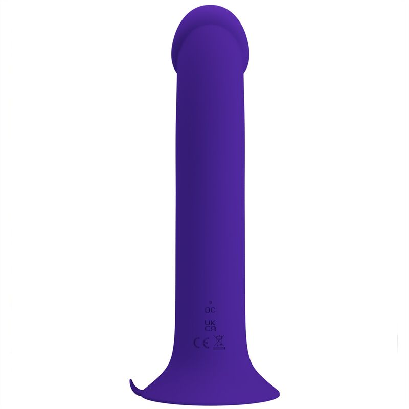 PRETTY LOVE - MURRAY YOUTH VIBRATING DILDO & RECHARGEABLE VIOLET - Kink&Play