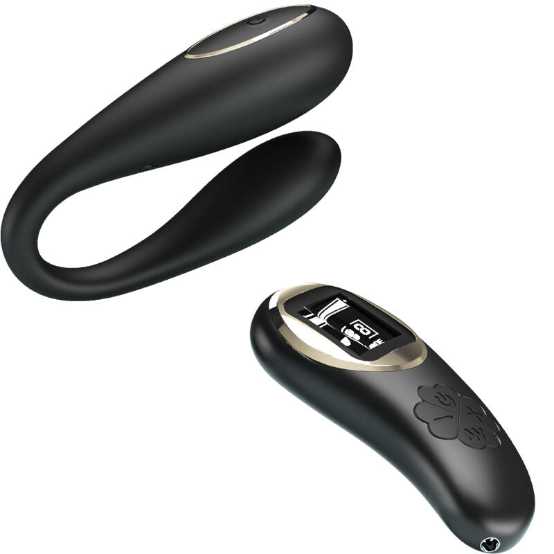 PRETTY LOVE - NATHAN DOUBLE PLEASURE VIBRATOR REMOTE CONTROL - Kink&Play