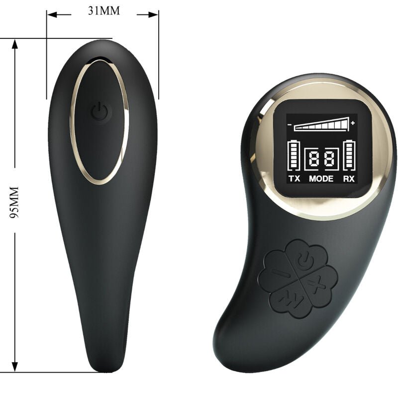 PRETTY LOVE - NATHAN DOUBLE PLEASURE VIBRATOR REMOTE CONTROL - Kink&Play