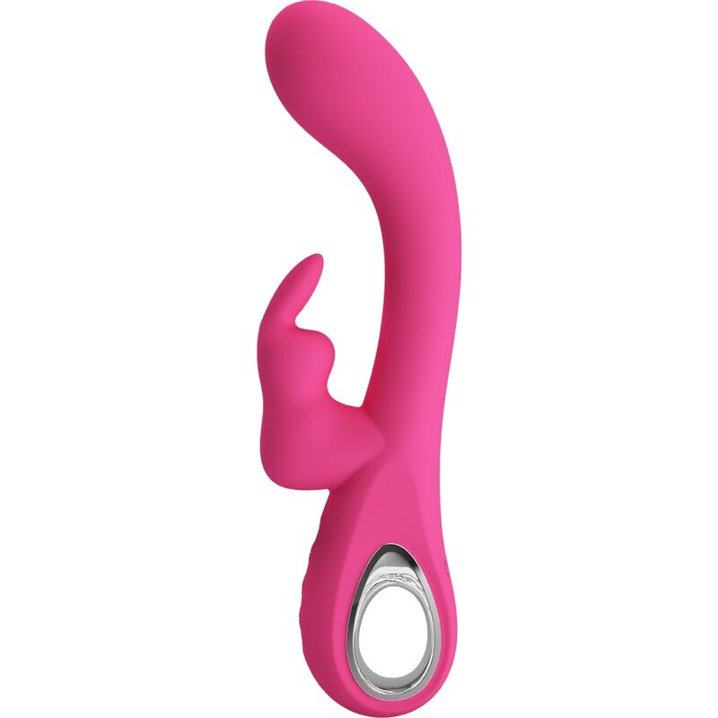 PRETTY LOVE - NOVAK RABBIT VIBRATOR 12 VIBRATIONS PINK - Kink&Play