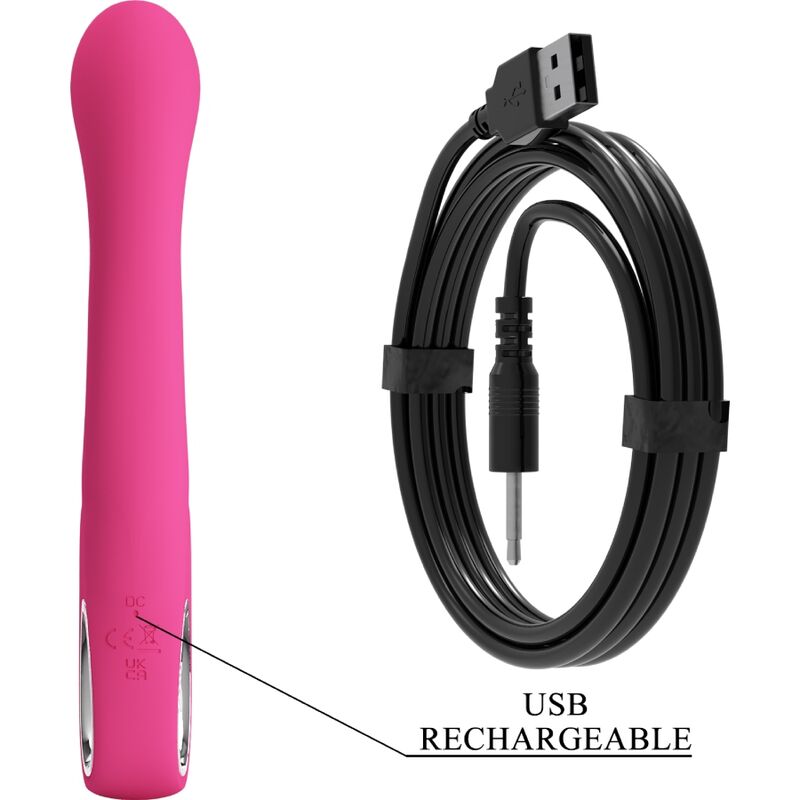 PRETTY LOVE - NOVAK RABBIT VIBRATOR 12 VIBRATIONS PINK - Kink&Play