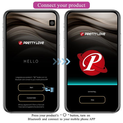 PRETTY LOVE - NYMPH VIBRATING EGG APP CONTROLLED LILA - Kink&Play