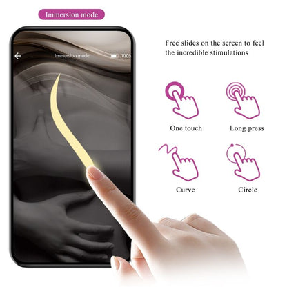 PRETTY LOVE - NYMPH VIBRATING EGG APP CONTROLLED LILA - Kink&Play