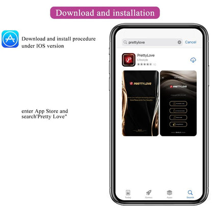 PRETTY LOVE - NYMPH VIBRATING EGG APP CONTROLLED PURPLE - Kink&Play