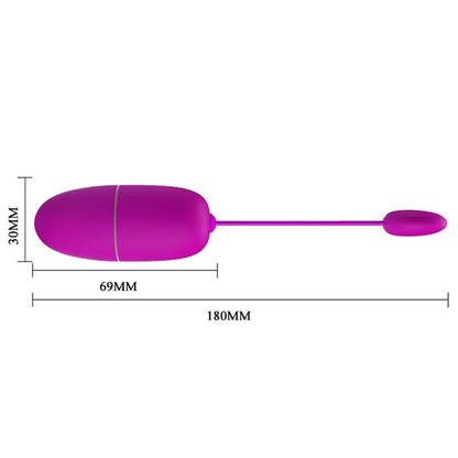 PRETTY LOVE - NYMPH VIBRATING EGG APP CONTROLLED PURPLE - Kink&Play
