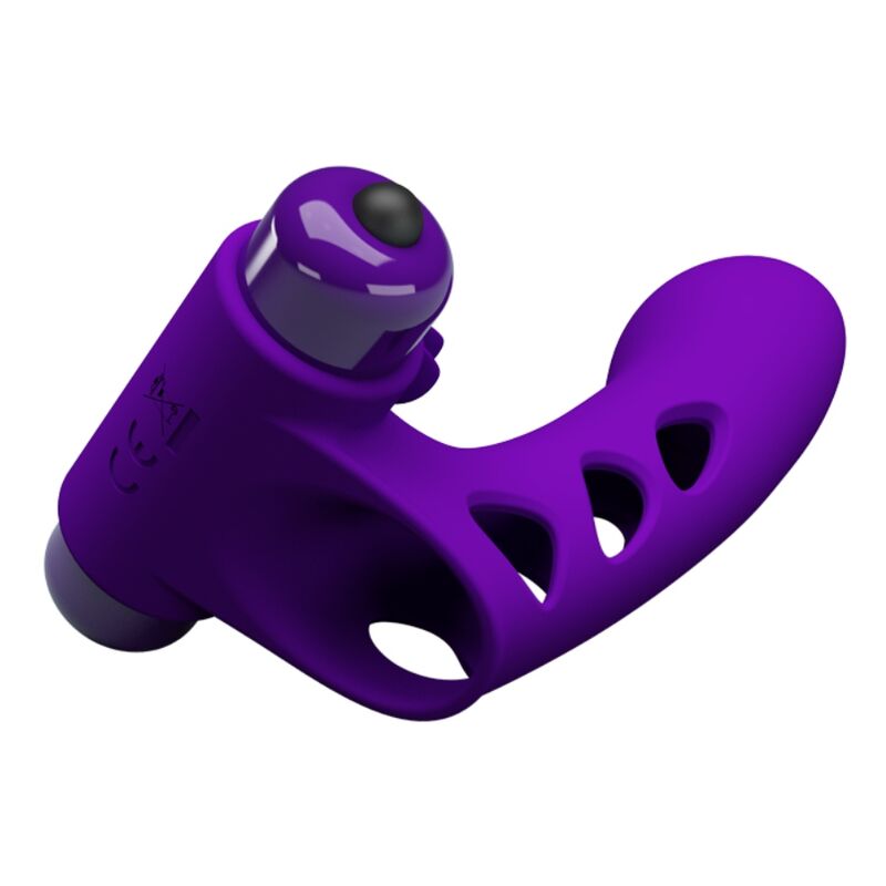 PRETTY LOVE - ORLANDO PURPLE VIBRATOR FINGER COVER - Kink&Play