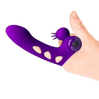 PRETTY LOVE - ORLANDO PURPLE VIBRATOR FINGER COVER - Kink&Play