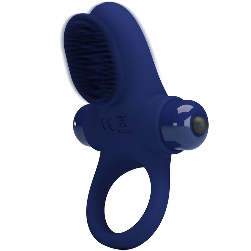 PRETTY LOVE - PALLE RING WITH VIBRATION BLUE - Kink&Play