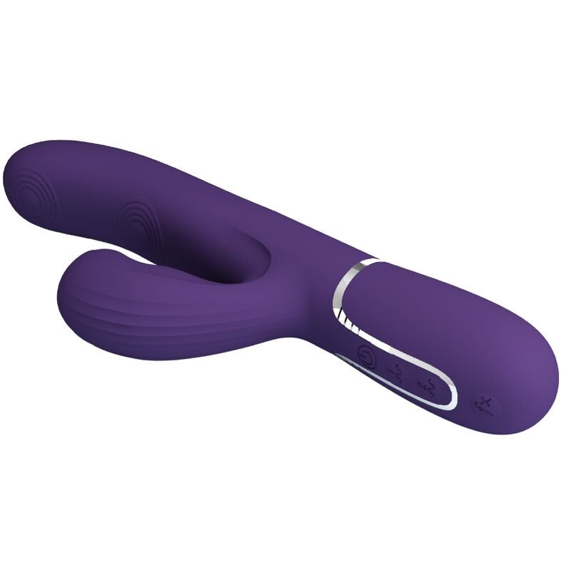PRETTY LOVE - PERLITA G - SPOT VIBRATOR 3 IN 1 MULTIFUNCTION PURPLE - Kink&Play