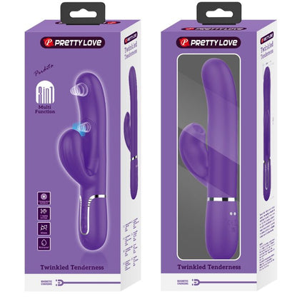 PRETTY LOVE - PERLITA G - SPOT VIBRATOR 3 IN 1 MULTIFUNCTION PURPLE - Kink&Play