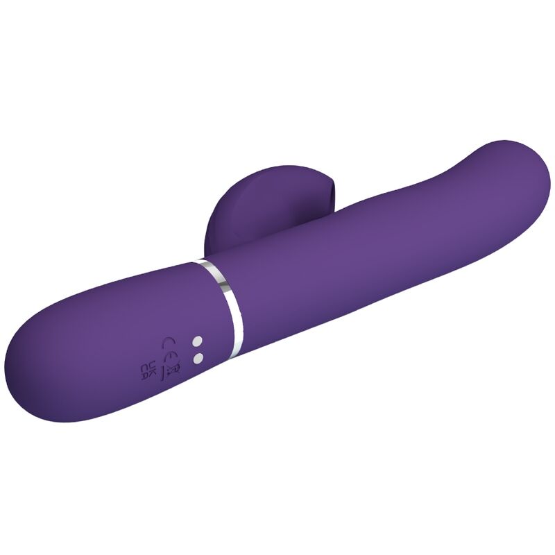 PRETTY LOVE - PERLITA G - SPOT VIBRATOR 3 IN 1 MULTIFUNCTION PURPLE - Kink&Play