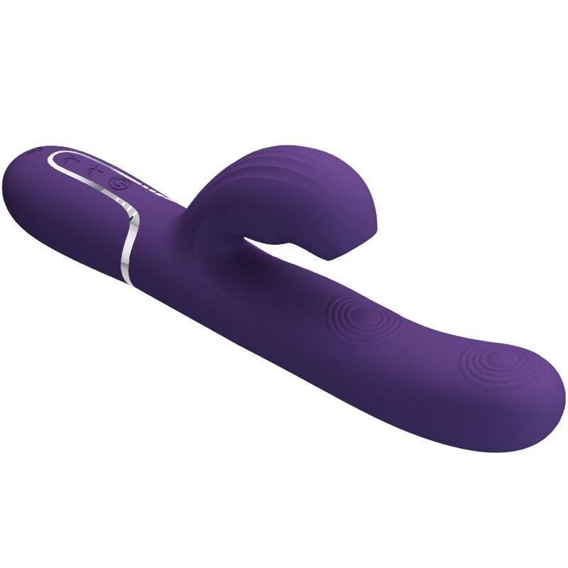 PRETTY LOVE - PERLITA G - SPOT VIBRATOR 3 IN 1 MULTIFUNCTION PURPLE - Kink&Play