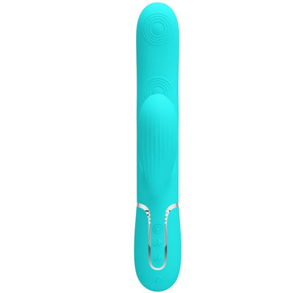 PRETTY LOVE - PERLITA MULTIFUNCTION 3 IN 1 G - SPOT VIBRATOR AQUA GREEN - Kink&Play