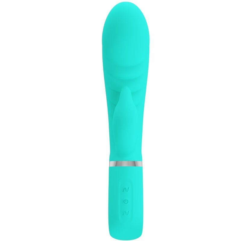 PRETTY LOVE - PRESCOTT MULTIFUNCTION G - SPOT VIBRATOR AQUA GREEN - Kink&Play