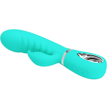 PRETTY LOVE - PRESCOTT MULTIFUNCTION G - SPOT VIBRATOR AQUA GREEN - Kink&Play