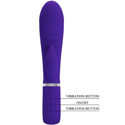 PRETTY LOVE - PRESCOTT MULTIFUNCTION G - SPOT VIBRATOR PURPLE - Kink&Play