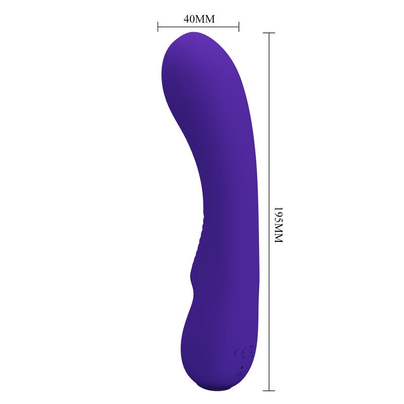 PRETTY LOVE - PRESCOTT RECHARGEABLE VIBRATOR PURPLE - Kink&Play