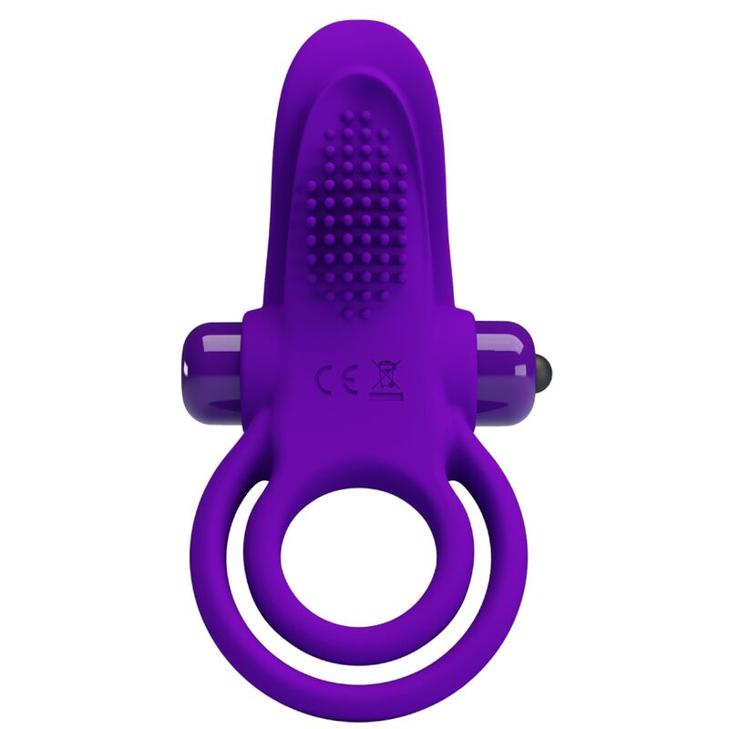 PRETTY LOVE - PURPLE VIBRATING PENIS RING - Kink&Play