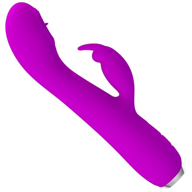 PRETTY LOVE - RACHEL RECHARGEABLE VIBRATOR WITH STIMULATING WAVES PURPLE - Kink&Play