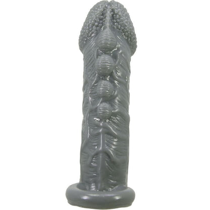 PRETTY LOVE - REALISTIC PENIS ENLARGER AND DELAY SLEEVE GREY - Kink&Play