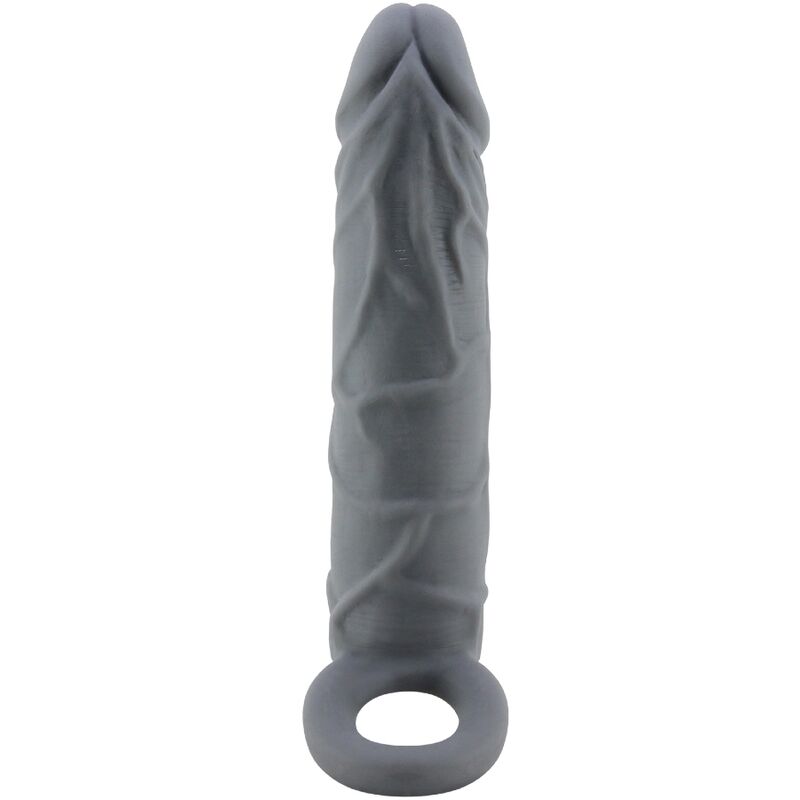 PRETTY LOVE - REALISTIC SKIN PENIS SLEEVE DARK GREY - Kink&Play