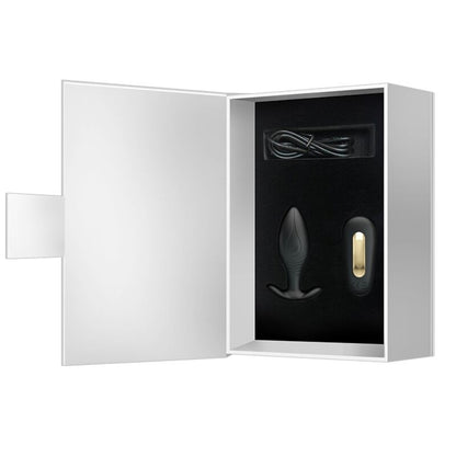 PRETTY LOVE - REGINA ANAL PLUG RECHARGEABLE VIBRATOR BLACK - Kink&Play