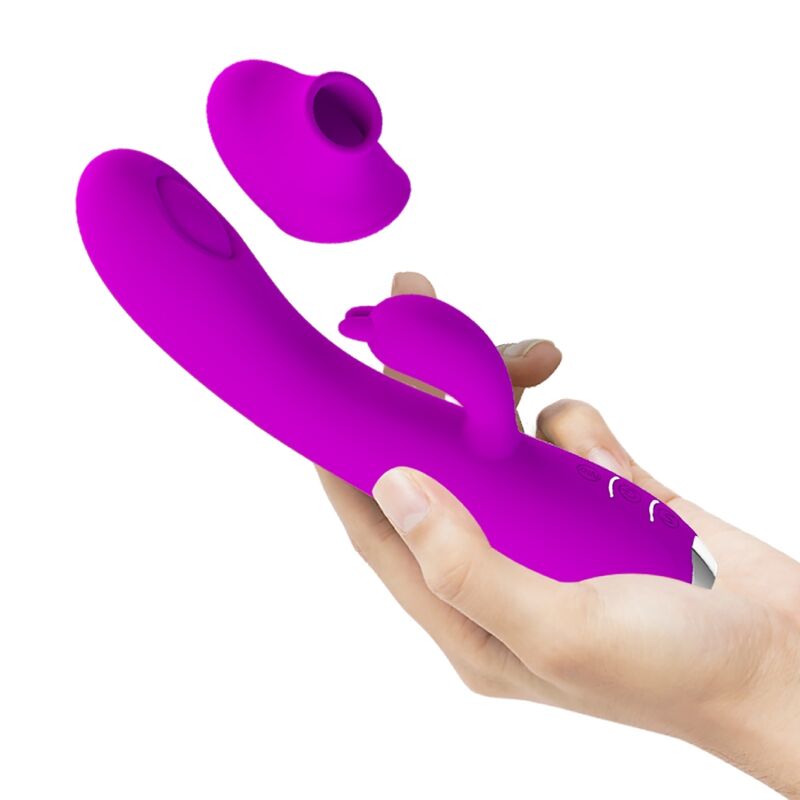 PRETTY LOVE - REGINA VIBRATOR - RECHARGEABLE STIMULATING WAVES PURPLE - Kink&Play
