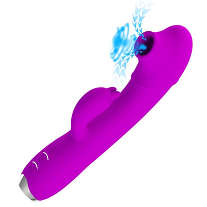 PRETTY LOVE - REGINA VIBRATOR - RECHARGEABLE STIMULATING WAVES PURPLE - Kink&Play